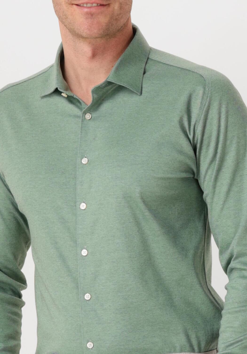 DESOTO Heren Overhemden Casual Kent 1 1 Groen