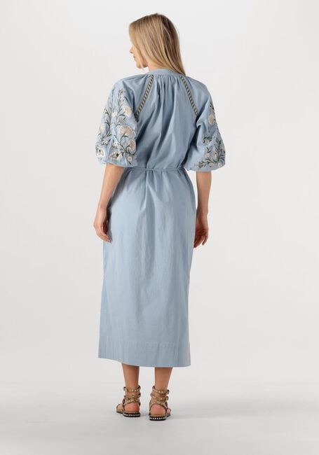 Lichtblauwe AIMEE THE LABEL Maxi jurk MIRANDA - large