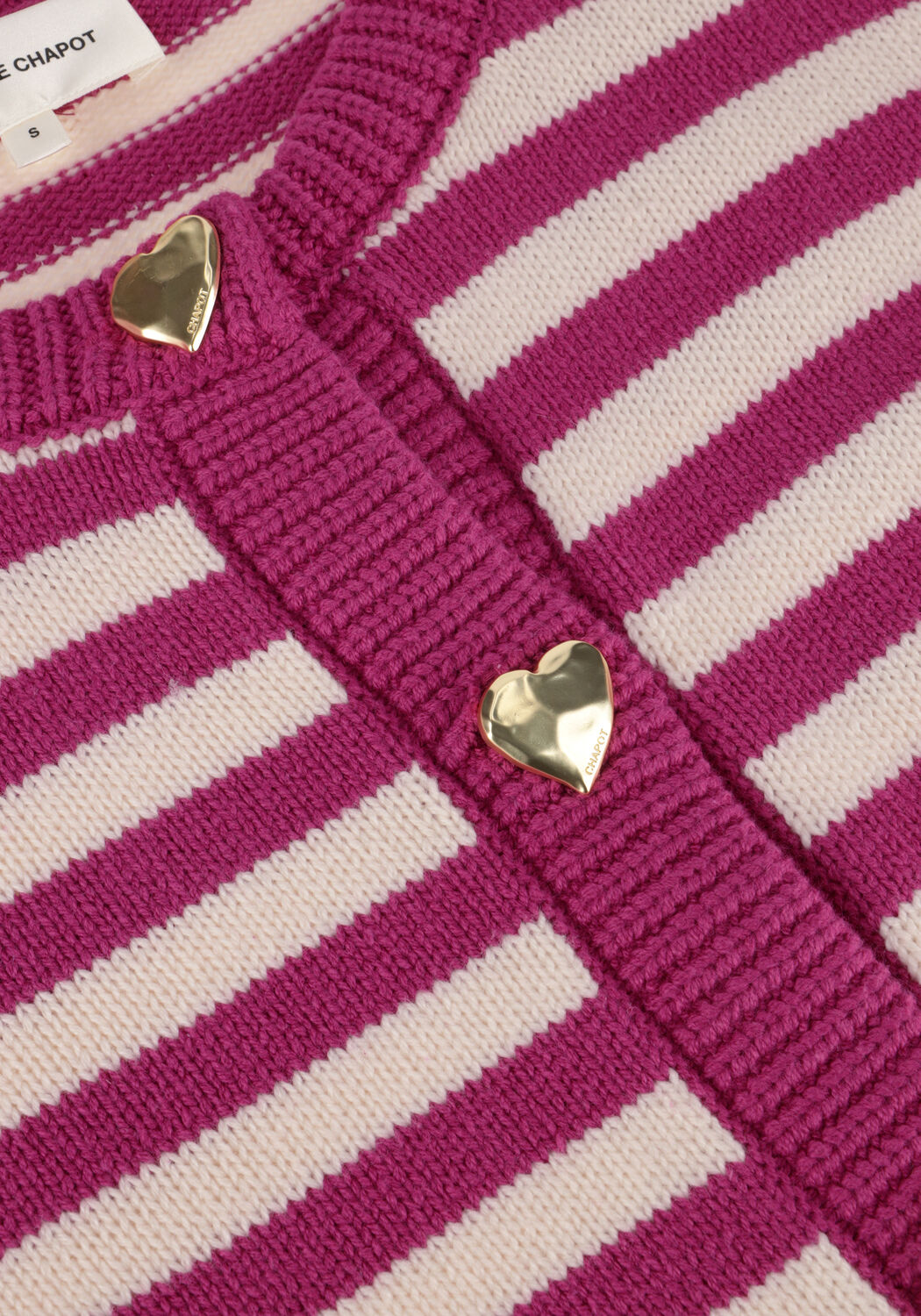 Roze FABIENNE CHAPOT Vest STINE CARDIGAN - large