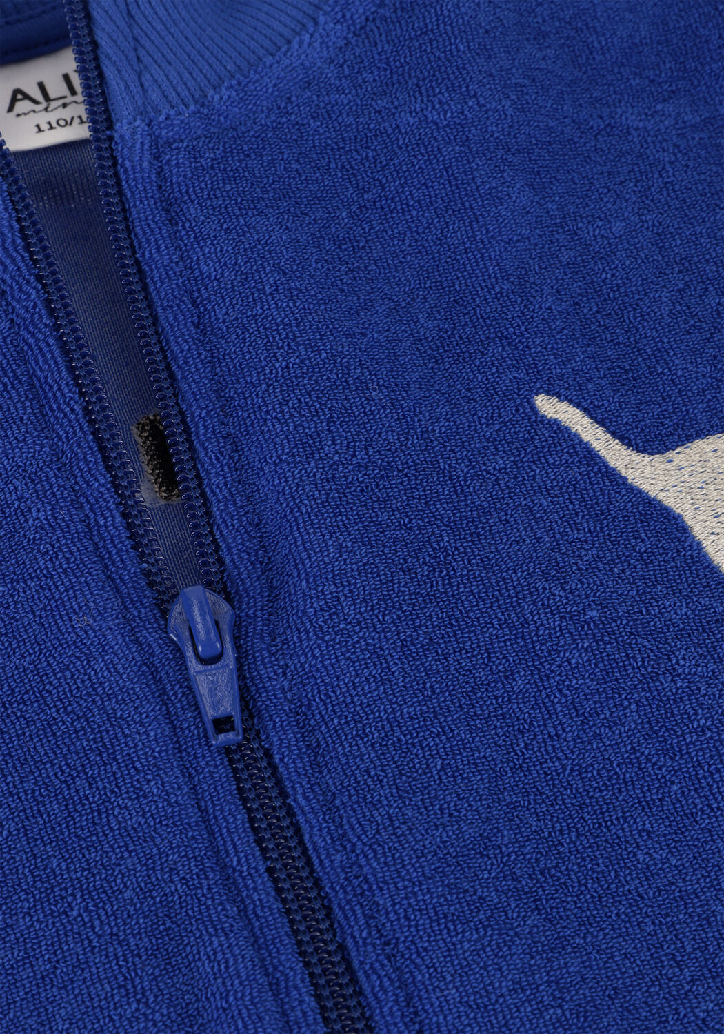 Blauwe ALIX MINI Vest TERRY CARDIGAN - large