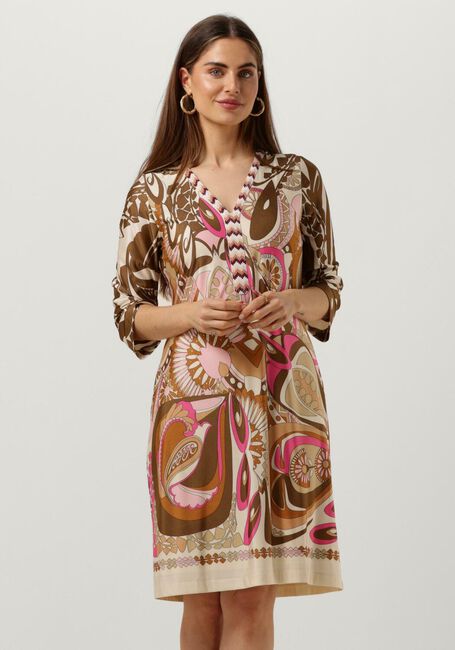 Beige ANA ALCAZAR Midi jurk 049690-3365 - large