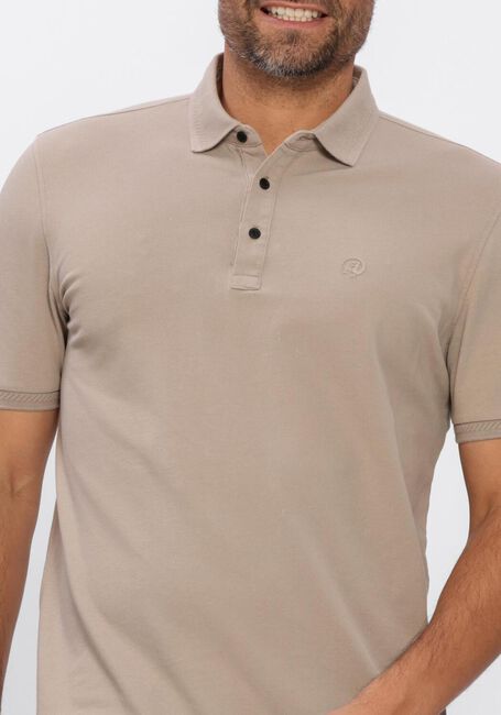 Beige CAST IRON Polo SLIM FIT FINE PIQUE ESSENTIAL - large