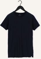 Donkerblauwe DSTREZZED T-shirt MC. QUEEN BASIC TEE ORGANIC SLUB JERSEY Donkerblauwe DSTREZZED T-shirt MC. QUEEN BASIC TEE ORGANIC SLUB JERSEY - medium