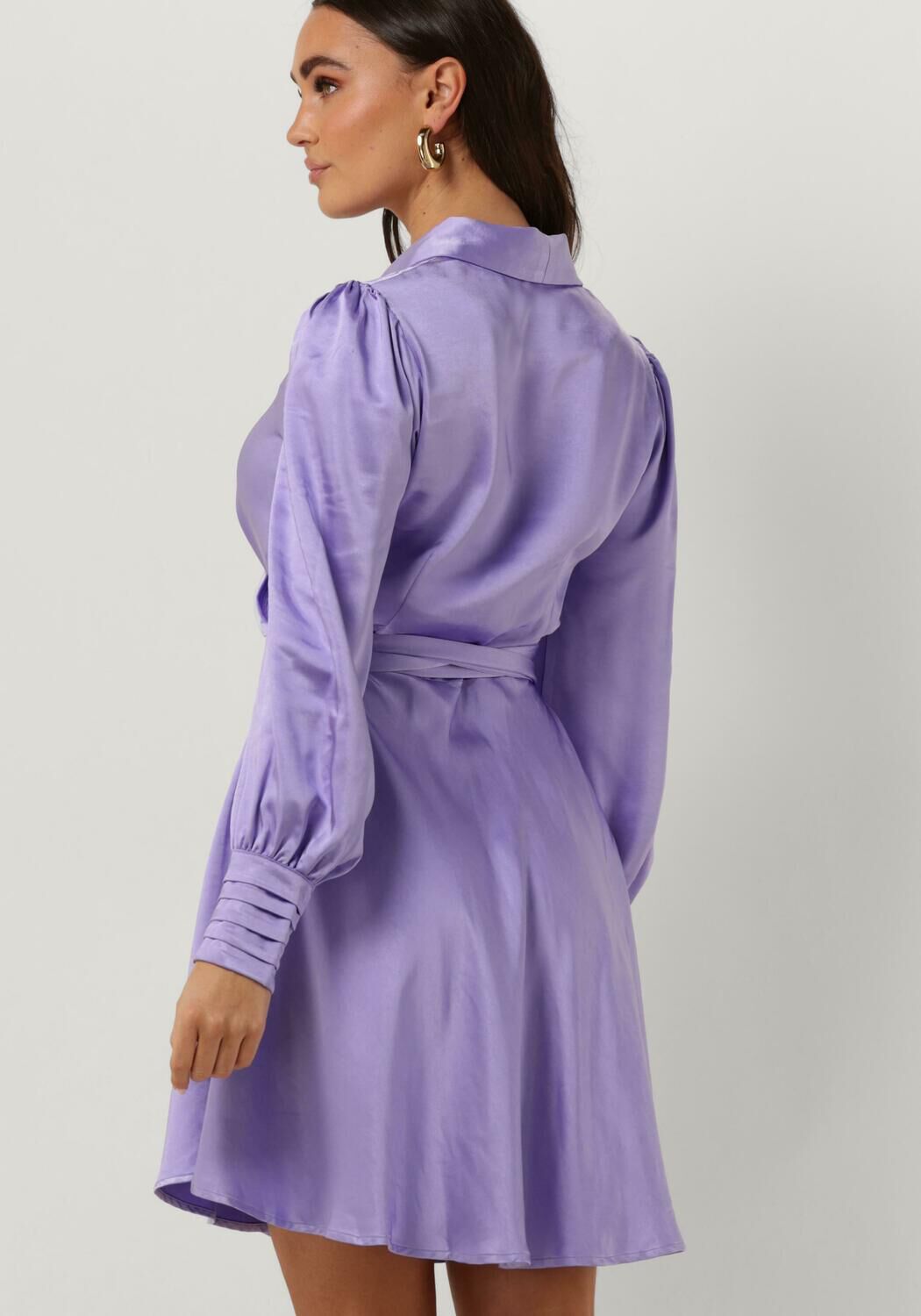 NOTRE-V Dames Jurken Nv-doris Satin Dress Lila