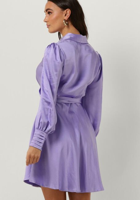 Lila NOTRE-V Mini jurk NV-DORIS SATIN DRESS  - large