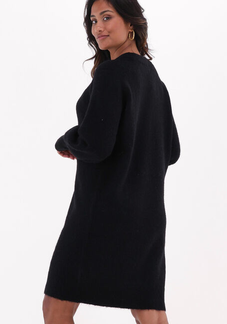 Zwarte SELECTED FEMME Mini jurk LULU LS KNIT DRESS O-NECK - large