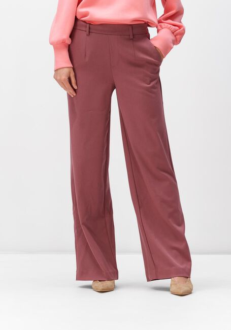 Roze OBJECT Wijde broek OBJLISA WIDE PANT - large