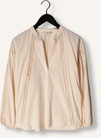 Witte SUMMUM Blouses TOP LACE ACCENT TENCEL/COTTON Witte SUMMUM Blouses TOP LACE ACCENT TENCEL/COTTON - medium