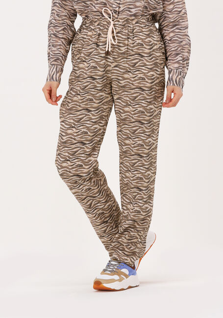 Bruine SCOTCH & SODA Pantalon ELASTICATED MID-RISE REGULAR-LENGTH PANTS - large