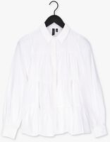 Witte Y.A.S. Blouse YASPALA LS SHIRT