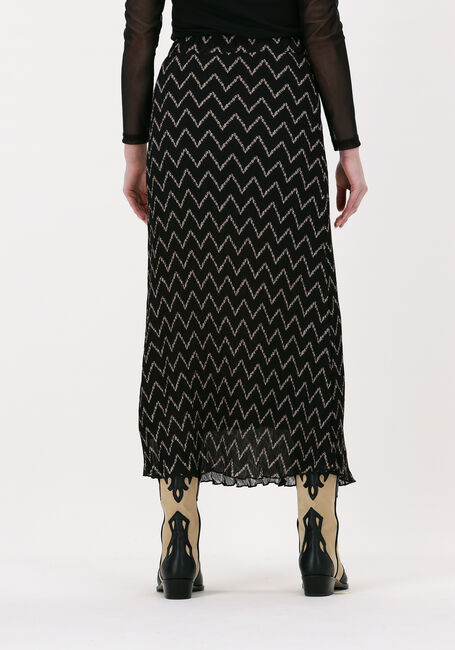 Zwarte MODSTRÖM Midirok NELLE PRINT SKIRT - large