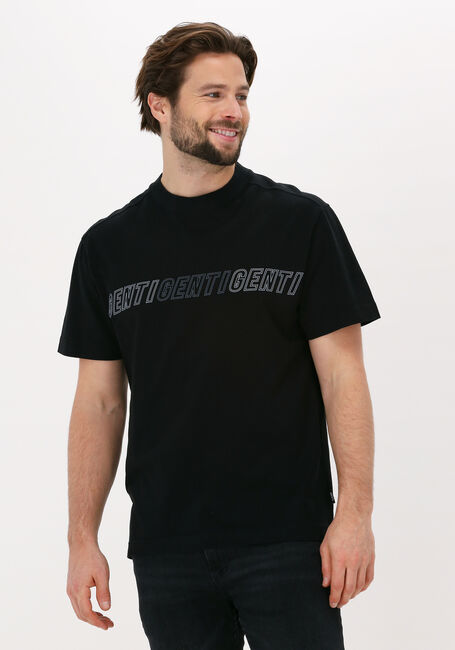 Zwarte GENTI T-shirt J5033-1226 - large