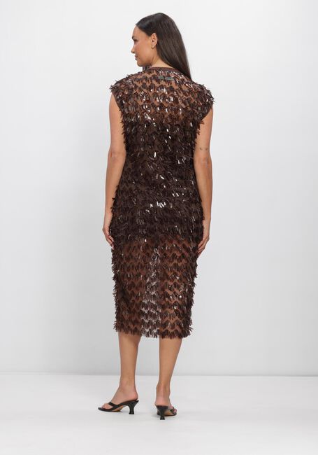 Bruine HAUTE L'AMITI&Eacute; Jurken LIMONE DRESS - large