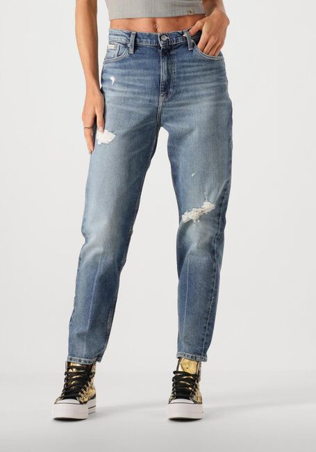 Blauwe CALVIN KLEIN Mom jeans MOM JEAN - large