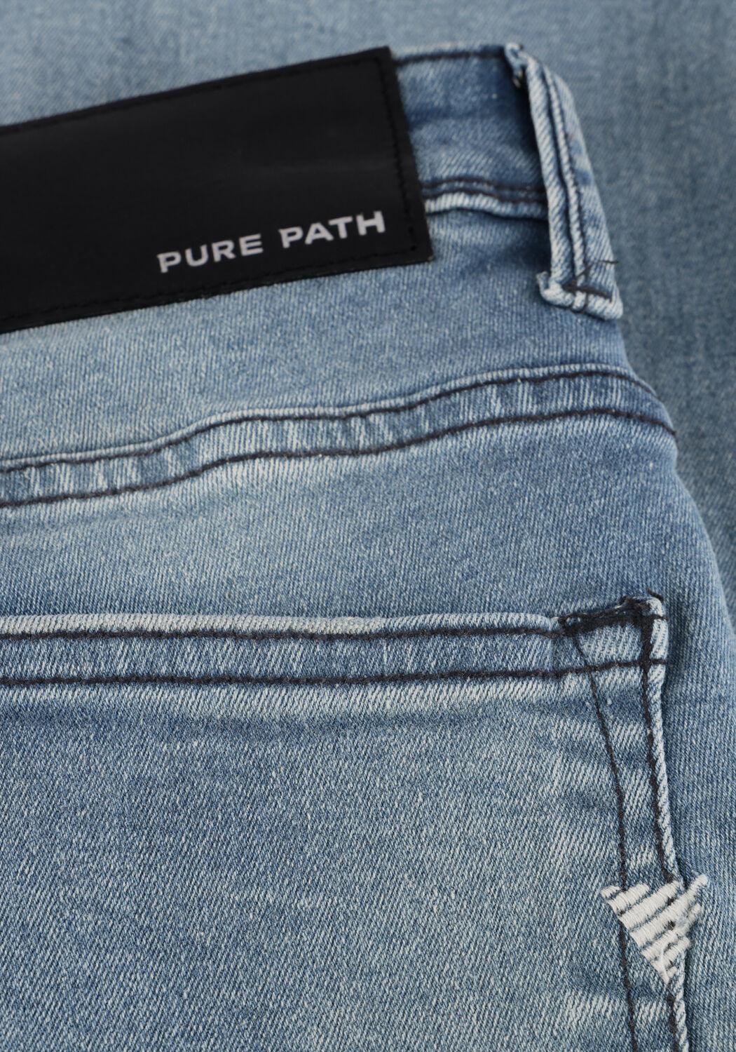 Blauwe PURE PATH Slim fit jeans THE JONE SKINNY FIT JEANS - large