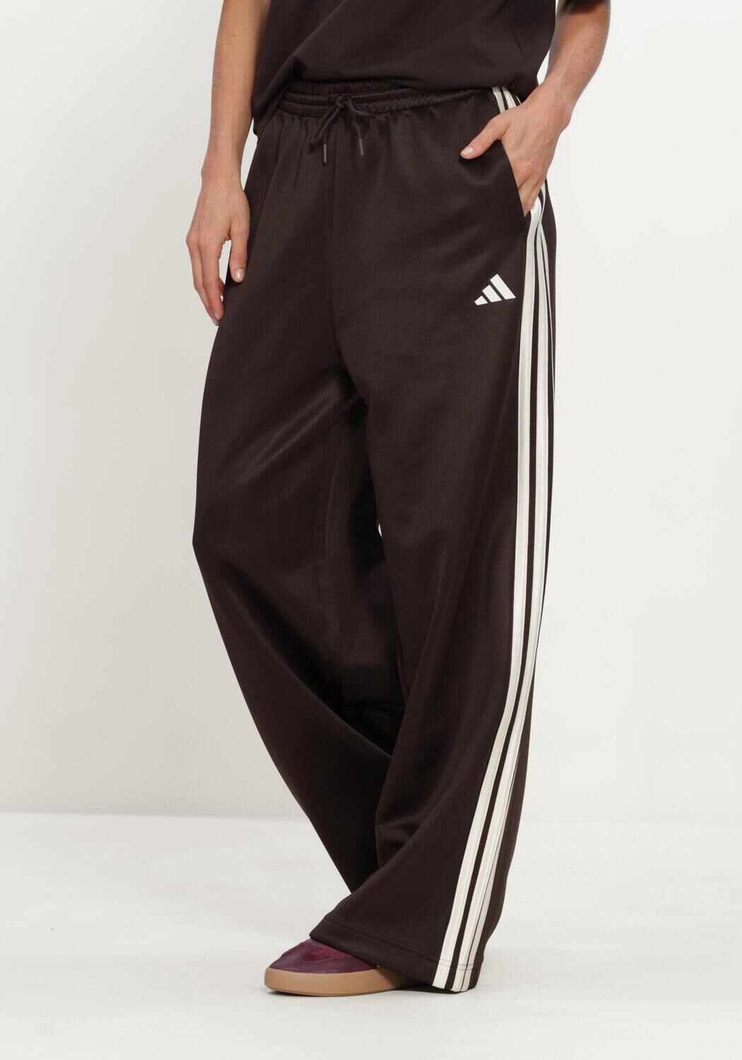 Bruine ADIDAS Sportbroeken W STADIUM TP - large
