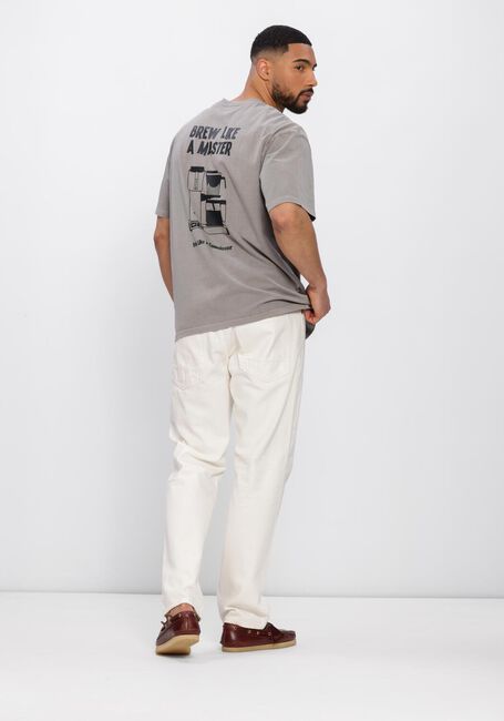 Grijze ANERKJENDT T-shirt AKVILLADS BREWLIKEAMASTER SS TEE - large