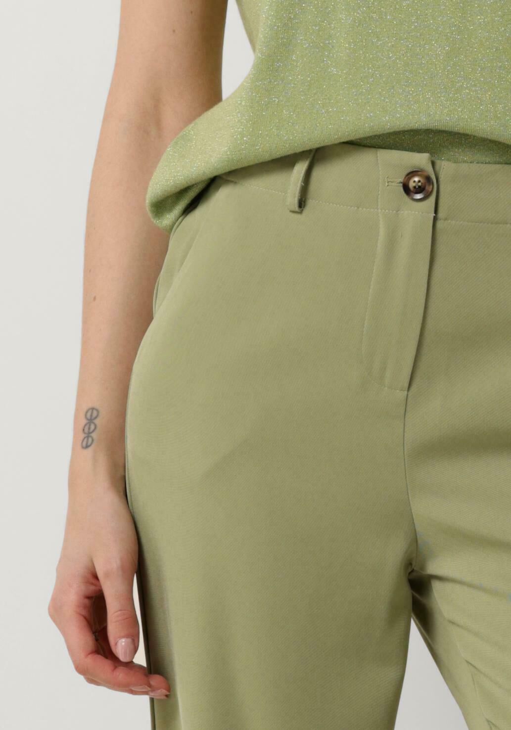 YDENCE Dames Broeken Pants Solage Tall Groen