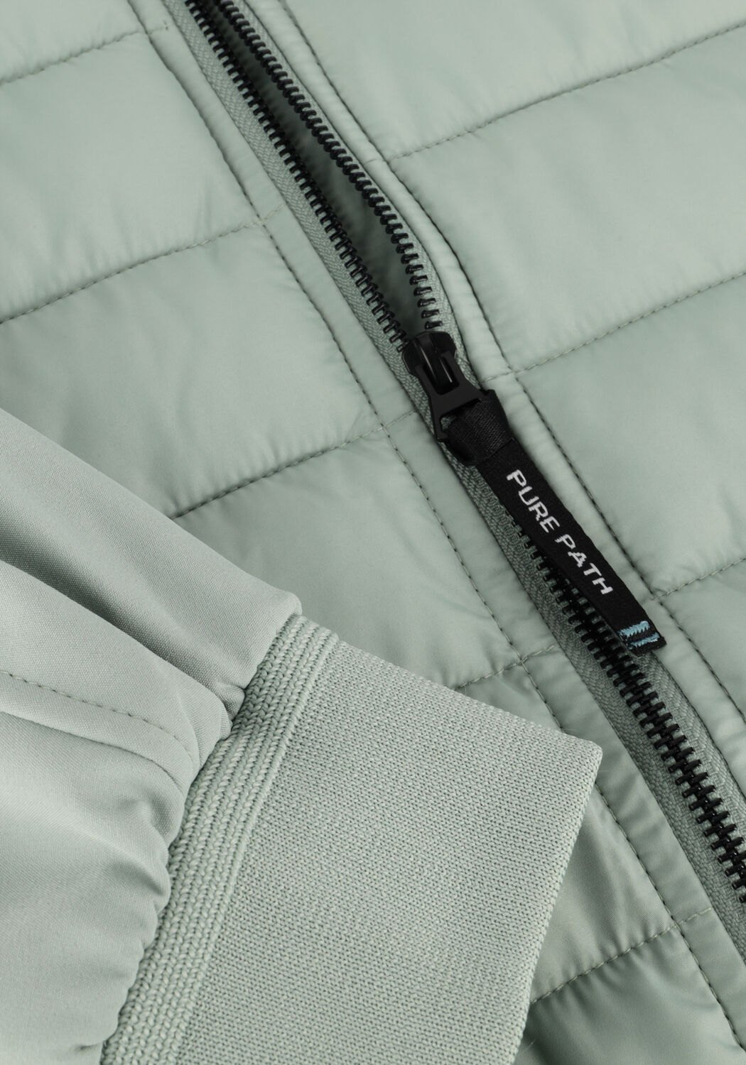 Groene PURE PATH Gewatteerde jas REGULAR FIT PADDED JACKETS - large