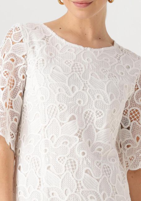 Witte ANA ALCAZAR Midi jurk DRESS SLEEVES 041092-3634 - large