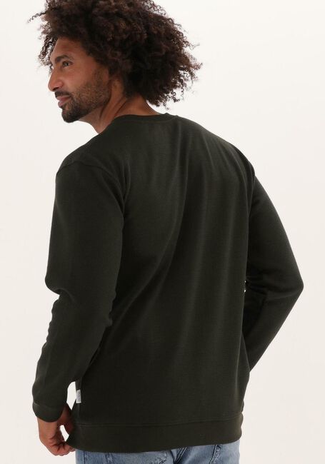 Donkergroene SELECTED HOMME Trui SLHRELAXMORELL CREW NECK SWEAT W - large