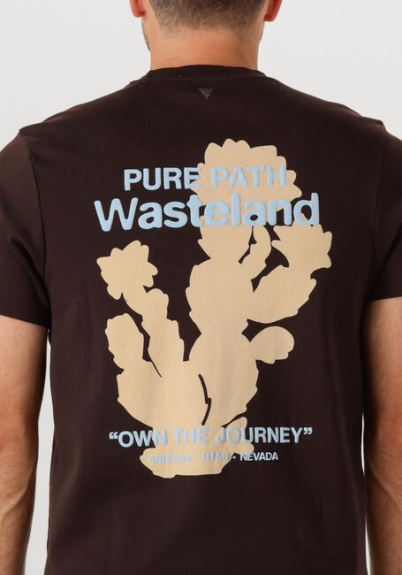 Bruine PURE PATH T-shirt REGULAR FIT T-SHIRTS - large