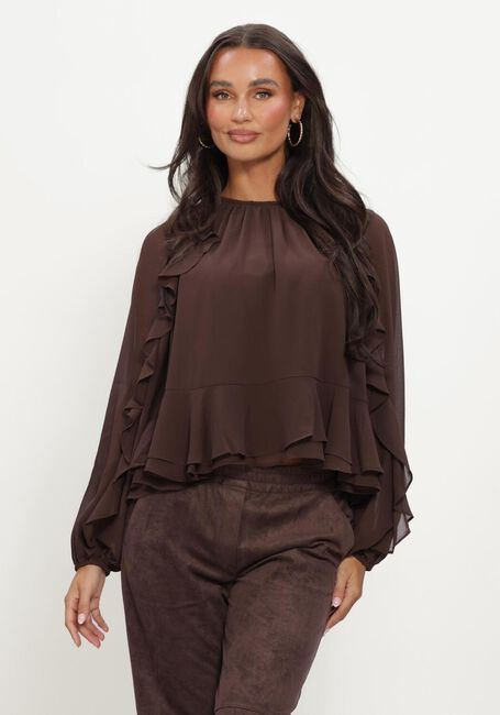 Bruine Y.A.S. Blouses YASMILVA LS TOP - large