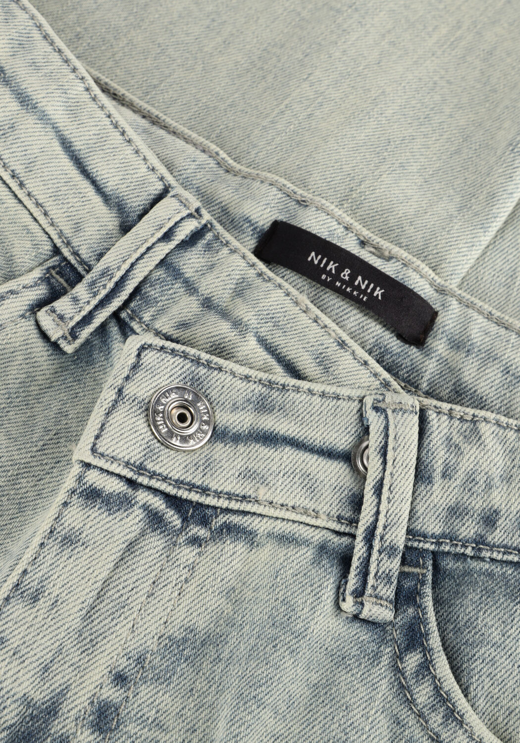 NIK & NIK Meisjes Jeans Fenna Denim Pants Blauw