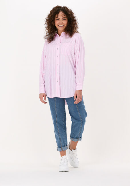 Roze CO'COUTURE Blouses NIMBUS STRIPE OVERSIZE SHIRT - large