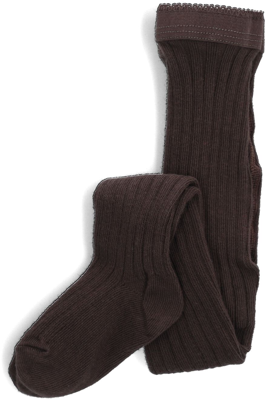 MP DENMARK Meisjes Beenmode Cotton Rib Tights Bruin