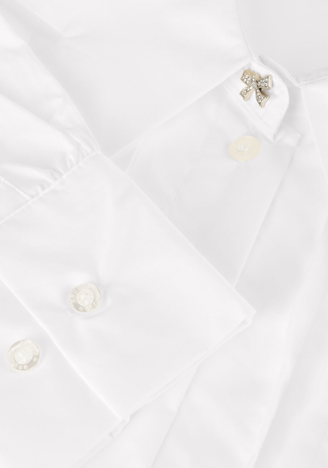 Witte BRUUNS BAZAAR Blouses CERASTIUM FERUZ SHIRT - large