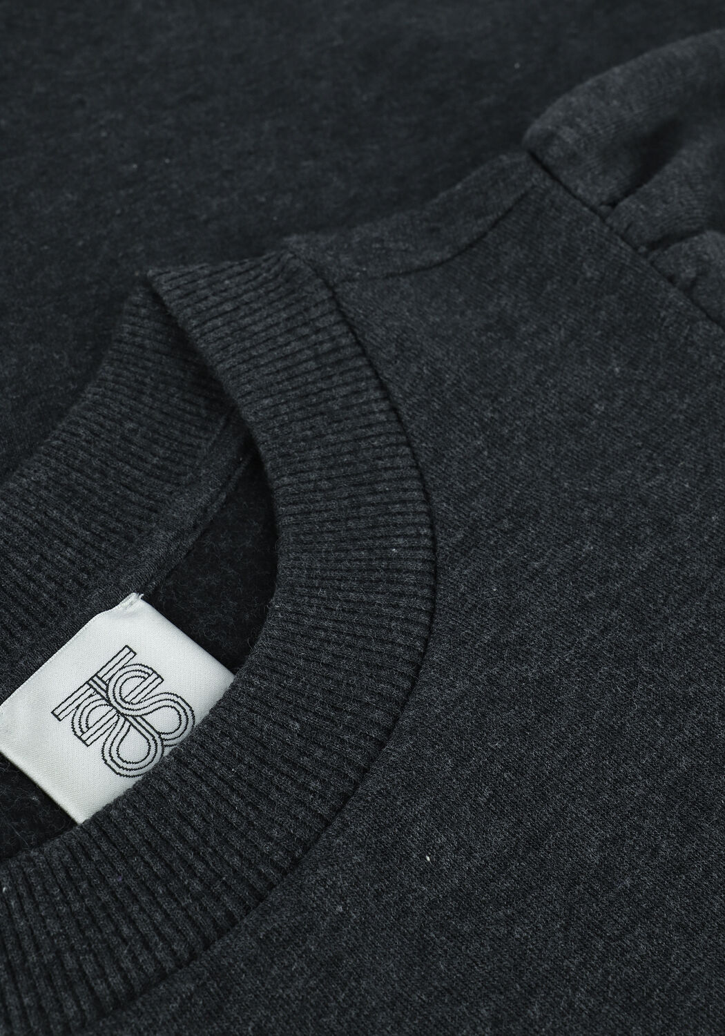 Zwarte SECOND FEMALE Mini jurk CARMELLO SWEAT CREW NECK DRESS - large