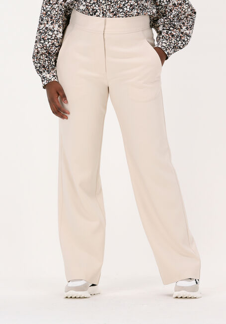 Beige SECOND FEMALE Pantalon EVIEN TROUSERS - large