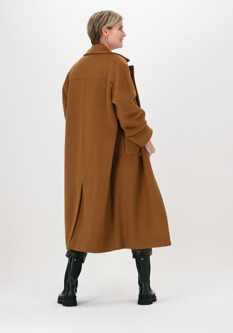Bruine SELECTED FEMME Mantel SLFELLEN WOOL COAT B RUBBER K - large