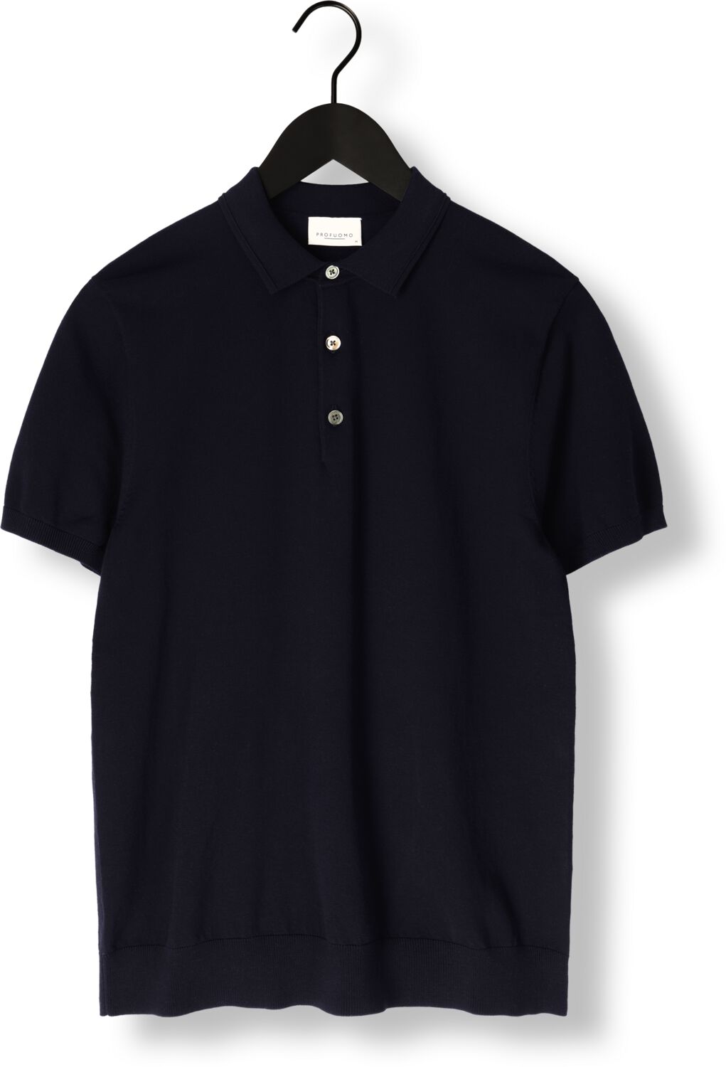 PROFUOMO Heren Polo's & T-shirts Polo Short Sleeve Donkerblauw