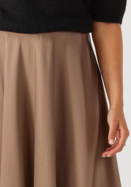 Taupe Y.A.S. Maxirok YASPELLA HW VOLUME ANKLE SKIRT - large