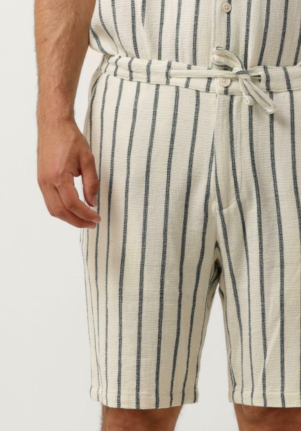 SELECTED HOMME Heren Broeken Slhcomfort-brody-sal Shorts Gebroken Wit