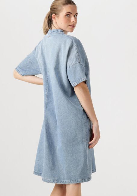 Lichtblauwe PENN & INK Maxi jurk DRESS - large