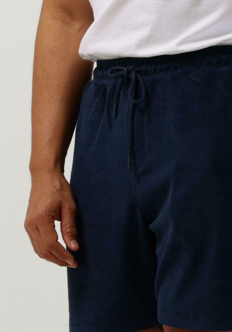 Donkerblauwe WOODBIRD Korte broek BOMMY TERRY SHORTS - large