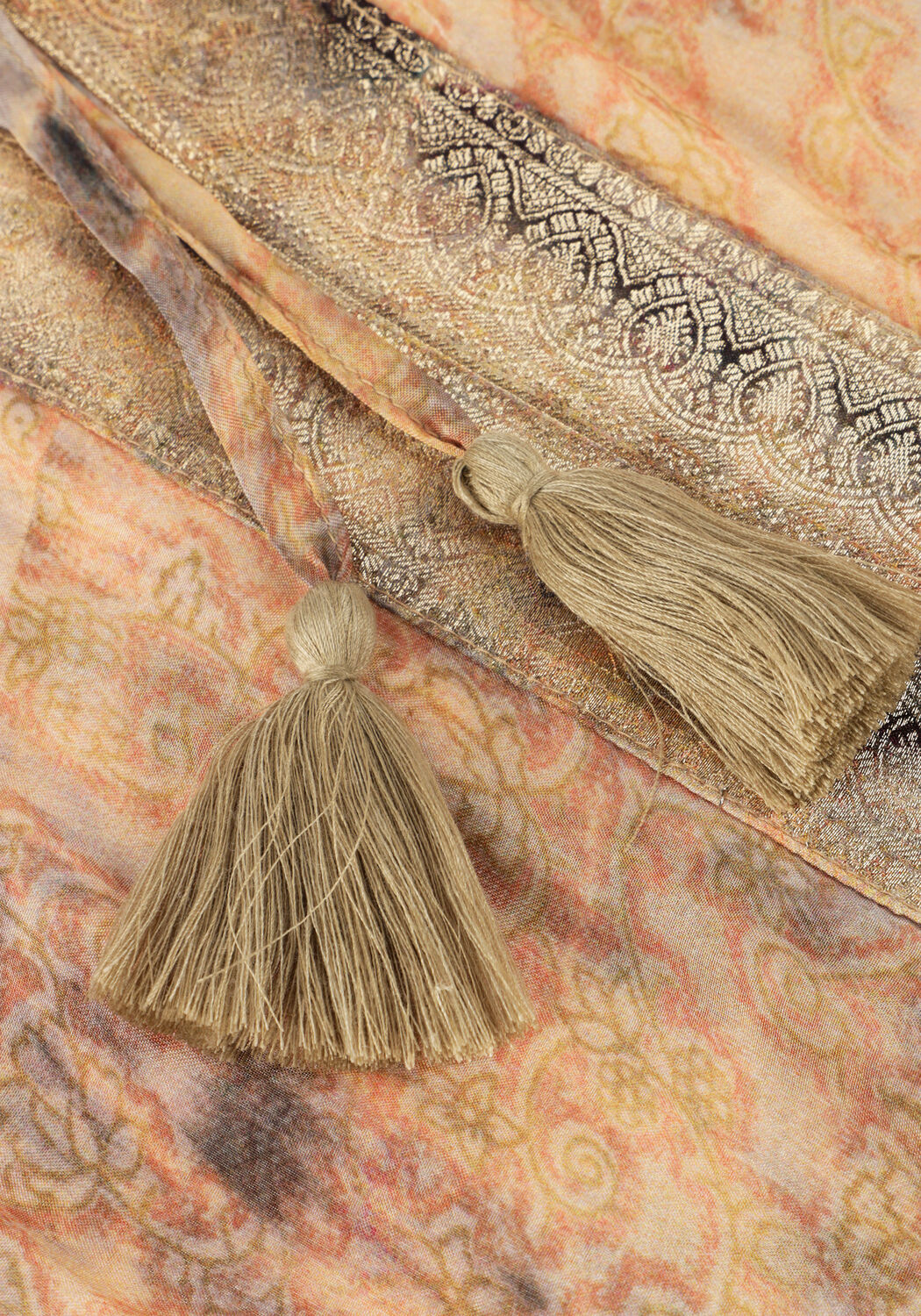 Multi SUMMUM T-shirt TOP TIE DIE PRINT - large