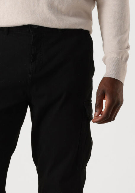 Zwarte PURE PATH Cargobroeken REGULAR FIT PANTS CARGO506 - large