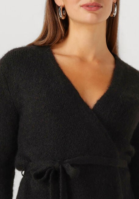 Zwarte SELECTED WOMEN Trui SLFGABELLA LS KNIT BELT CARDIGAN - large