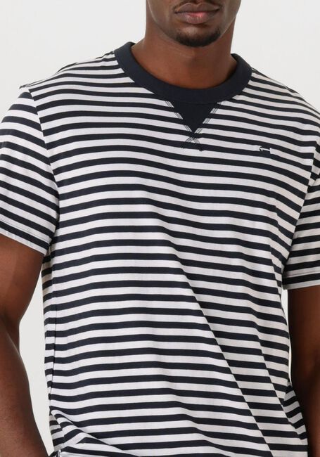 Donkerblauwe G-STAR RAW T-shirt NIFOUS STRIPE R T - large