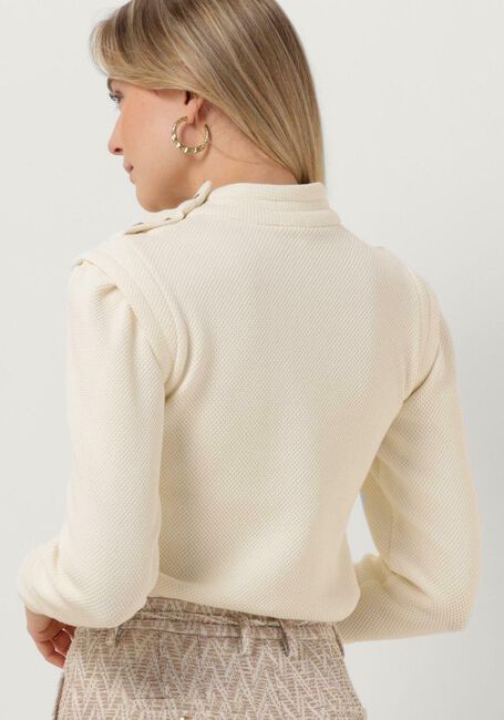 Ecru VANILIA Trui GOLD POWER STRUC - large