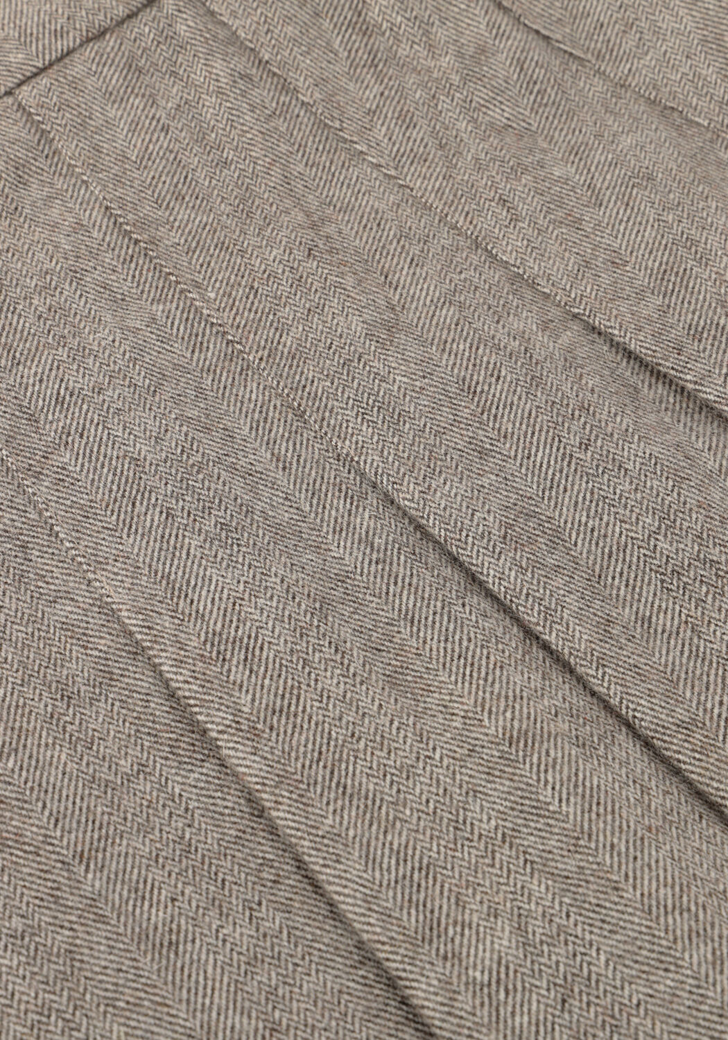 Taupe NEO NOIR Minirok LAURINA HERRINGBONE SKIRT - large