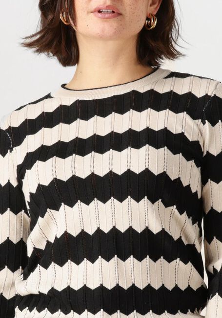 Zand OBJECT Trui OBJEBBA L/S RE KNIT PULLOVER - large