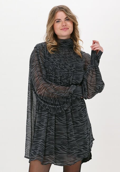 Zwarte ROUGH STUDIOS Mini jurk TORNADO DRESS - large