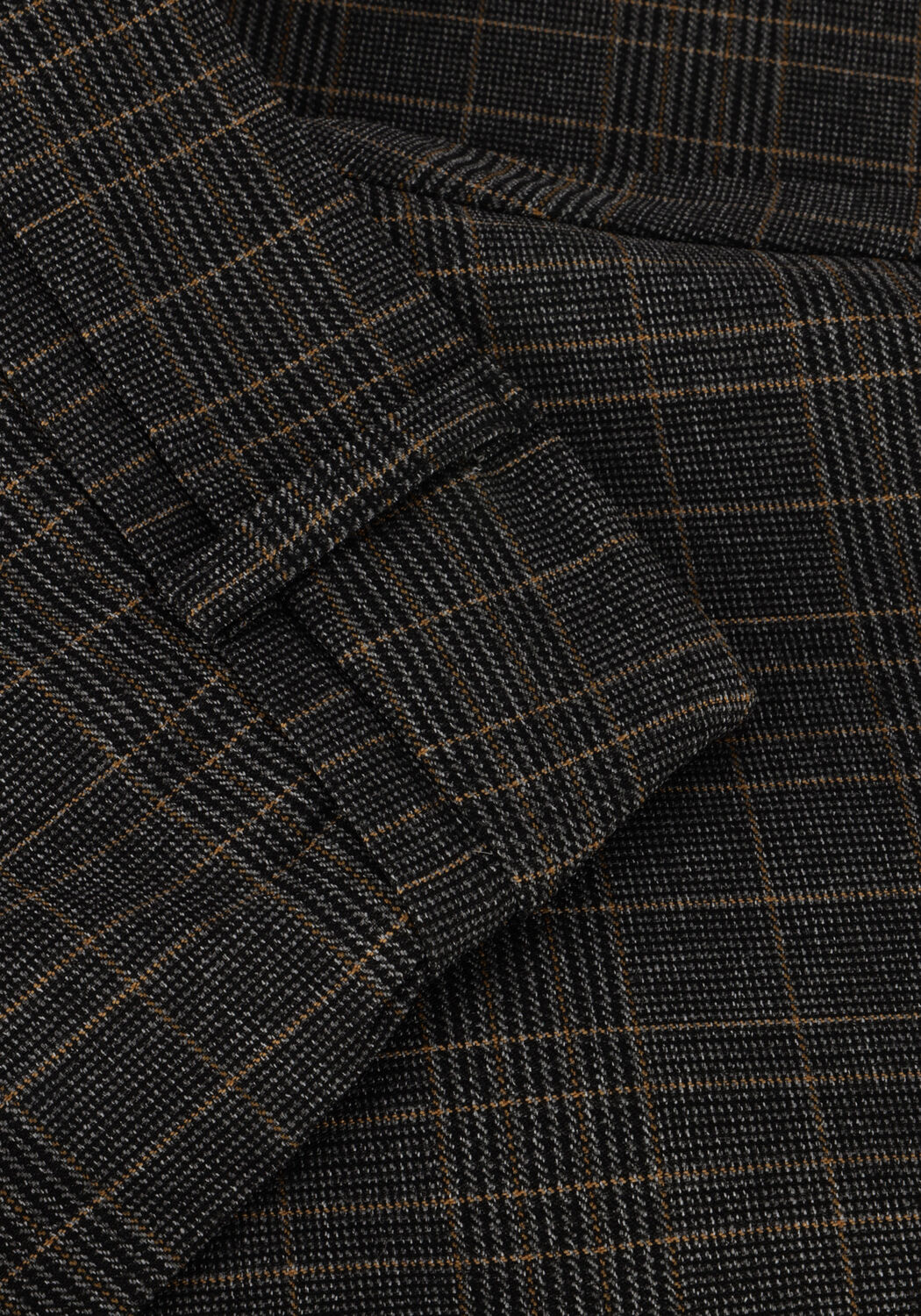 Grijze MINUS Flared broek CARMA CHECK FLARED PANTS - large