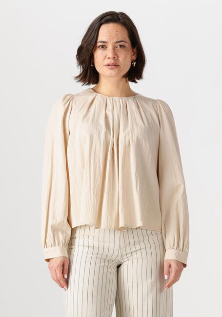 Ecru CO'COUTURE Blouses VIVA PLEAT BLOUSE - large