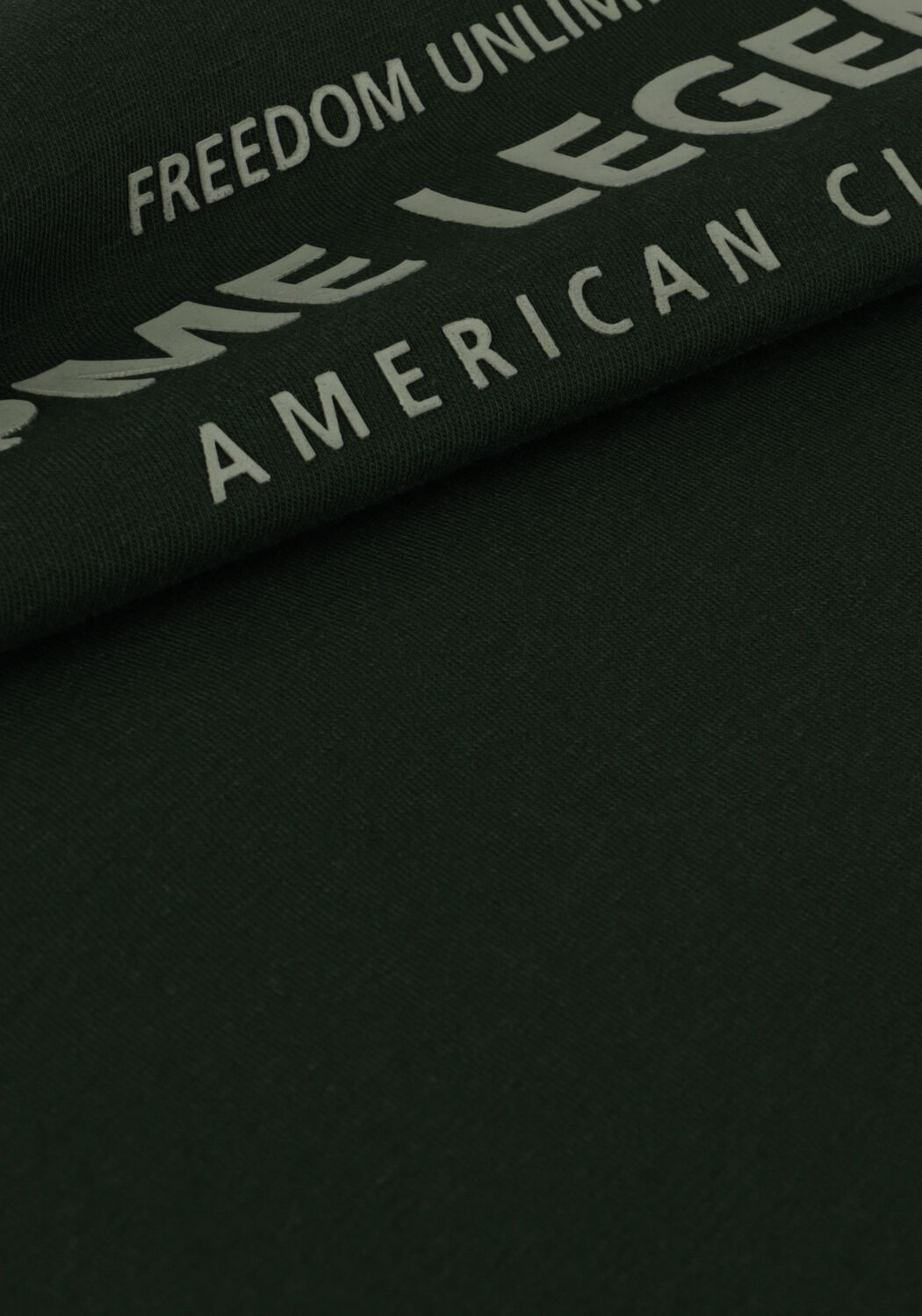 Groene PME LEGEND T-shirt SHORT SLEEVE R-NECK COTTON ELASTANE JERSEY - large